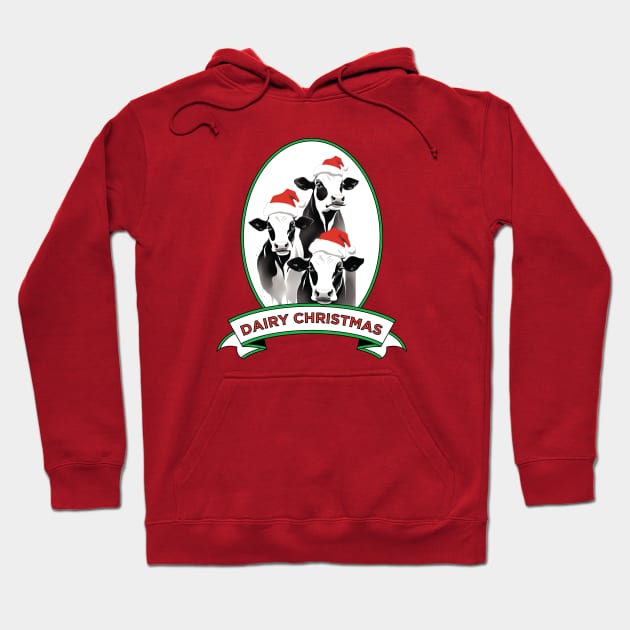 Dairy Christmas Hoodie by photokapi